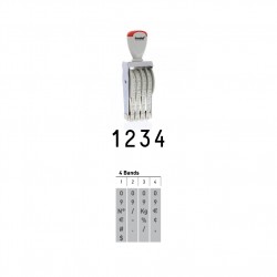 Classic Numberer Stamp ​​15124, 12mm, 4 Bands